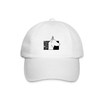 Hollandse Herder Profil Chiens Chien Wilsigns - Casquette classique - blanc/blanc - Devant