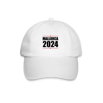 Jours fériés à Majorque 2024 - Casquette classique - blanc/blanc - Devant