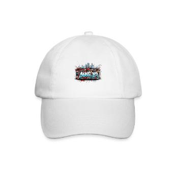 Urban Graffiti Abstract Street Art Clothing - Baseball Cap - white/white - Front