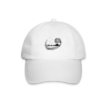 Style de calligraphie arabe | Calligraphe arabe - Casquette classique - blanc/blanc - Devant