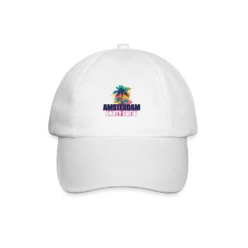 Vacances de l’équipage de fête à Amsterdam - Casquette classique - blanc/blanc - Devant