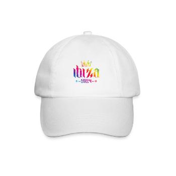 Ibiza 2024 Crown Multicoloured - Baseball Cap - white/white - Front