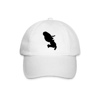 Martinique Map - Baseball Cap - white/white - Front