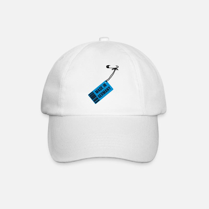 Made in Germany - Baseballkappe - Weiß/Weiß