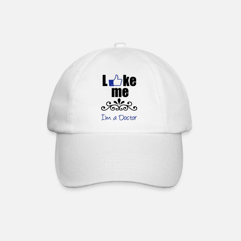 Like the Doctor Arzt Medizin Geschenk - Baseballkappe - Weiß/Weiß