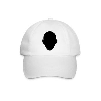 head - Baseball Cap - white/white - Front