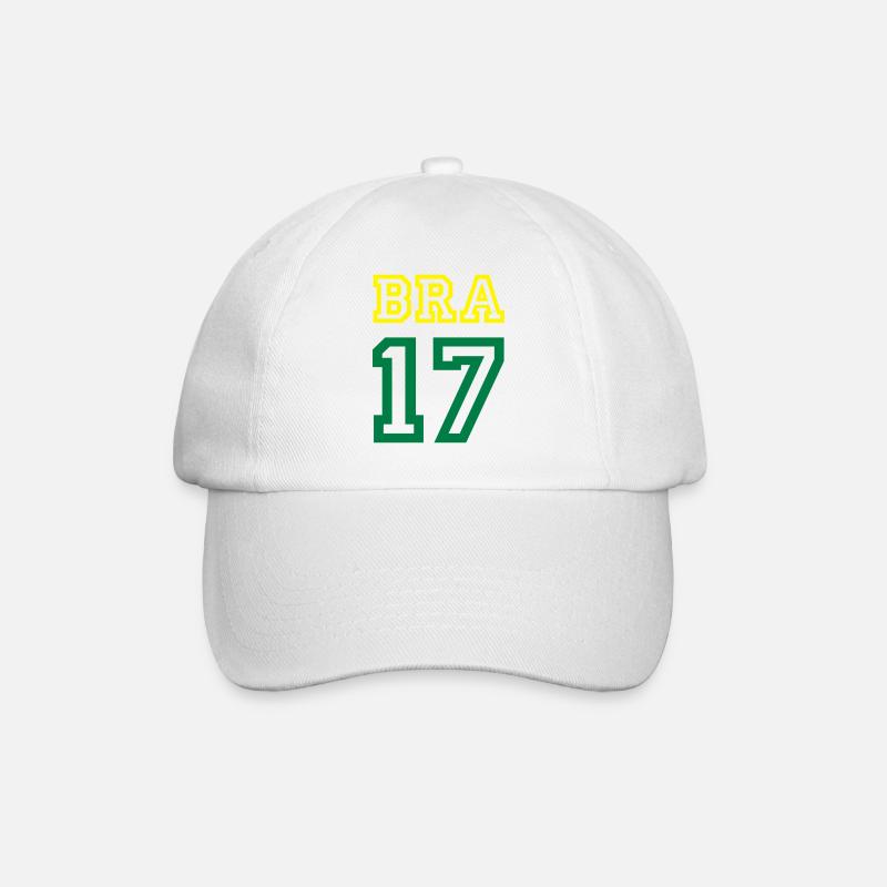 BRASILIEN 2017 Brésil - Casquette classique - blanc/blanc