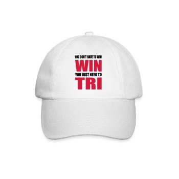 Triathlon - Casquette classique - blanc/blanc - Devant