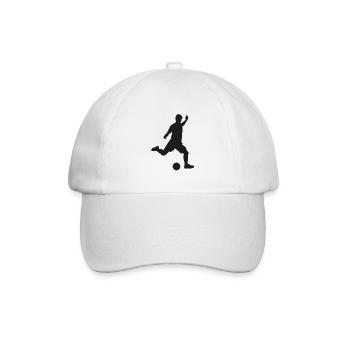 fussballspieler - Baseballkappe - Weiß/Weiß - Vorne