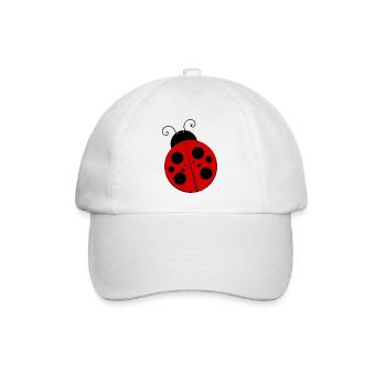 Ladybug - Baseball Cap - white/white - Front