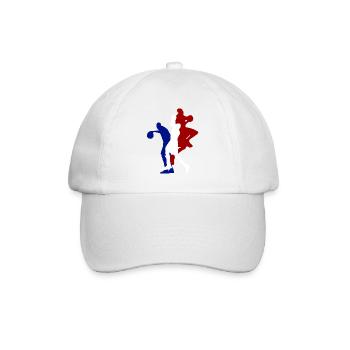 basketball - Casquette classique - blanc/blanc - Devant