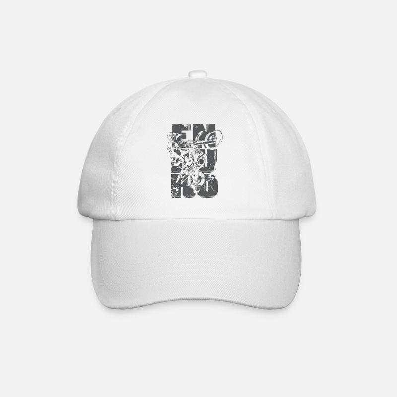 EnduroCross 01 - Casquette classique - blanc/blanc
