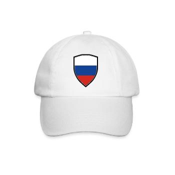 DRAPEAU BLASON DE LA RUSSIE - Casquette classique - blanc/blanc - Devant