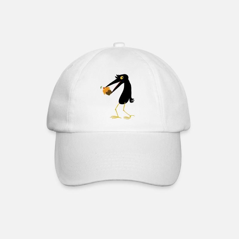Kuchenvogel - Baseballkappe - Weiß/Weiß