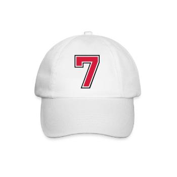 7__f2 - Baseballkappe - Weiß/Weiß - Vorne