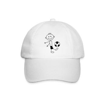 soccer_boy - Casquette classique - blanc/blanc - Devant