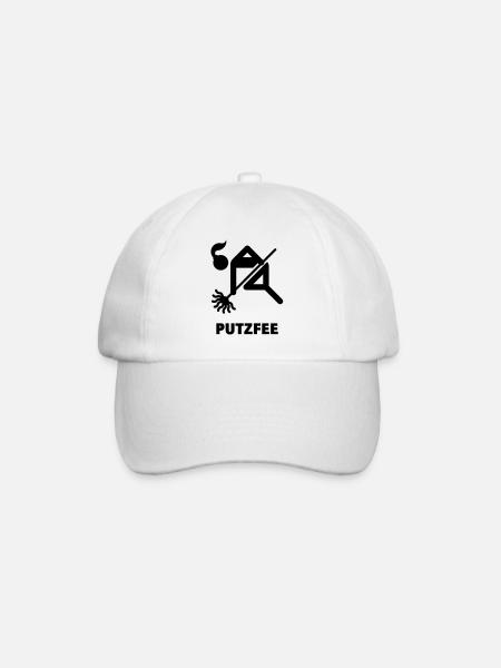 Putzfee / Putzfrau - Baseballkappe - Weiß/Weiß