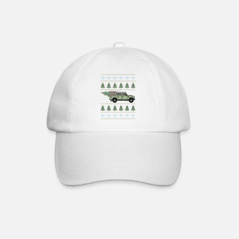 Defender Pickup - Baum - Baseballkappe - Weiß/Weiß