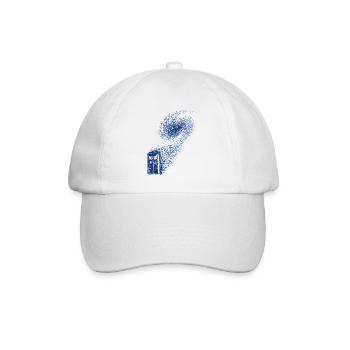 TARDIS: Time and Relative Dimension in Space - Baseball Cap - white/white - Front