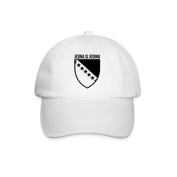 Jedna Si Jedina Bosna - Baseballkappe - Weiß/Weiß - Vorne