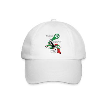 euskal herria design 133 - Baseball Cap - white/white - Front
