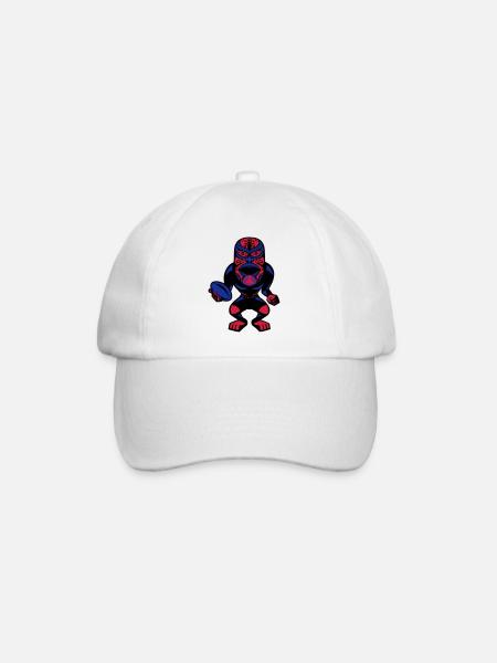 Rugby-Maske - Baseballkappe - Weiß/Weiß