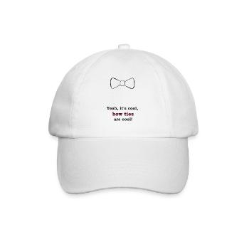 bow tie are cool - Casquette classique - blanc/blanc - Devant