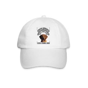 Rhodesian Ridgeback "Chien De Famille" - Casquette classique - blanc/blanc - Devant