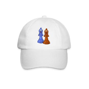 chess - Baseball Cap - white/white - Front