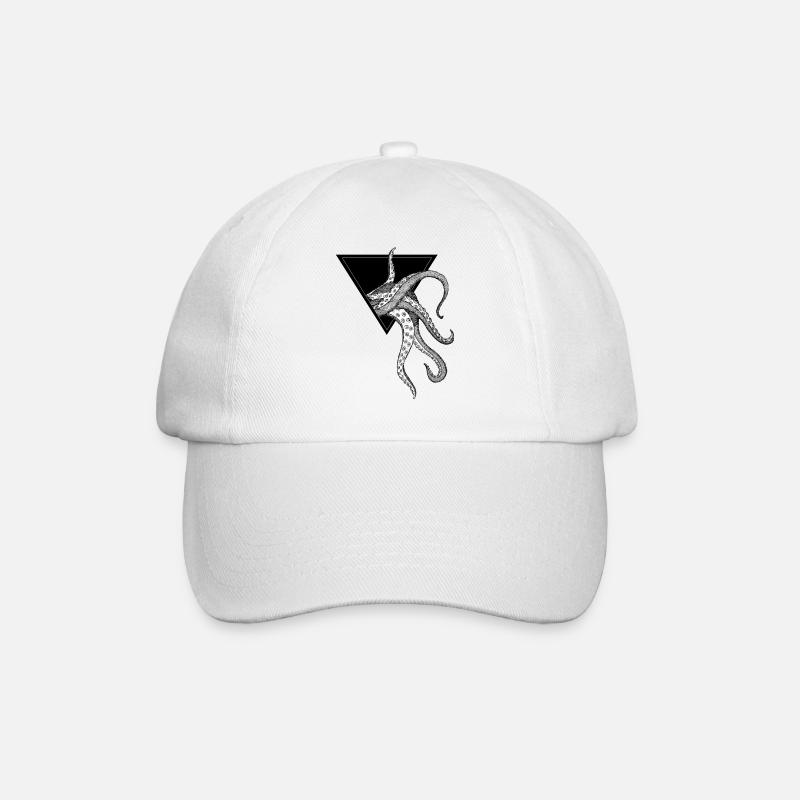 Pieuvre - Casquette classique - blanc/blanc
