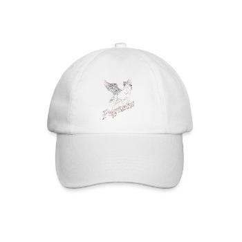 Pegasus! Das fliegende Pferd! - Baseballkappe - Weiß/Weiß - Vorne