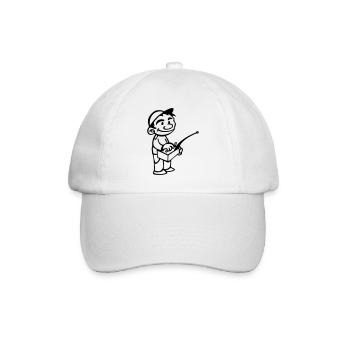 aeromodelling rc child using model radio control - Baseball Cap - white/white - Front