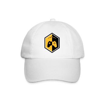 Gamer / Gaming - Casquette classique - blanc/blanc - Devant