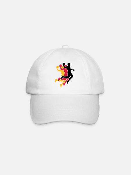 basketball - Baseballkappe - Weiß/Weiß