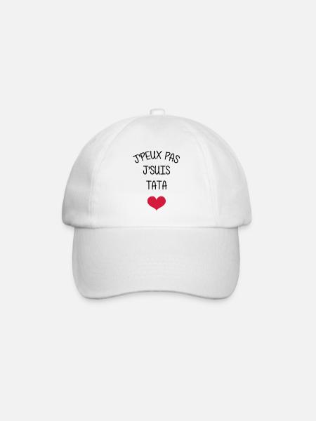 Tante / Tata / Marraine / Oncle / Nourrice / Bébé - Casquette classique - blanc/blanc