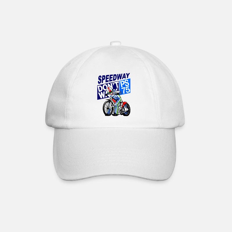 Speedway - Baseballkappe - Weiß/Weiß