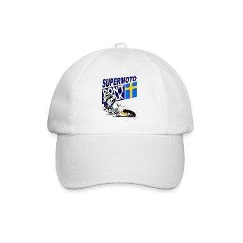 Supermoto Racing - Supermotard - Casquette classique - blanc/blanc - Devant