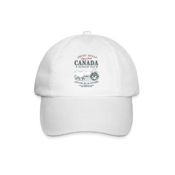 Polar Bear - Canada - Baseballkappe - Weiß/Weiß - Vorne