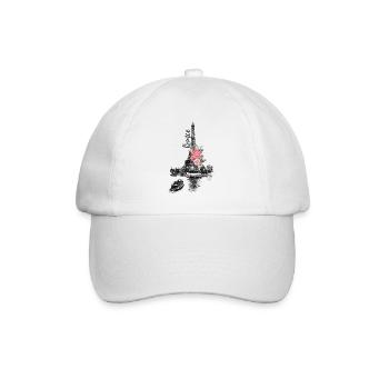 Frankreich - Baseballkappe - Weiß/Weiß - Vorne