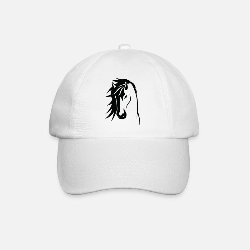 Stallion - Baseballkappe - Weiß/Weiß