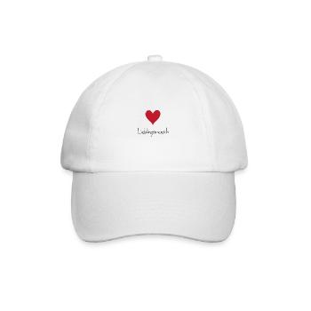 Lieblingsmensch - Baseballkappe - Weiß/Weiß - Vorne