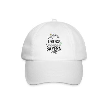 Funny gifts for real Bavaria - Baseball Cap - white/white - Front