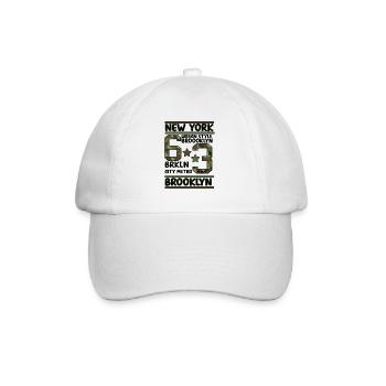 Newyork Brooklyn - Casquette classique - blanc/blanc - Devant