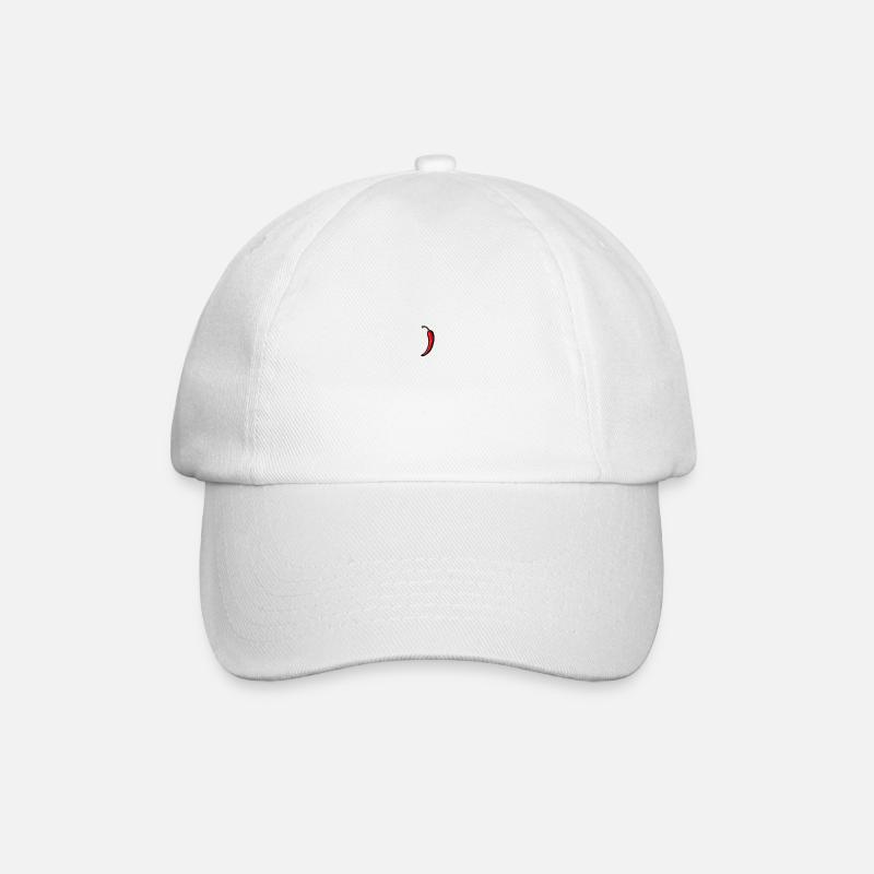 chilli pepper - Baseball Cap - white/white