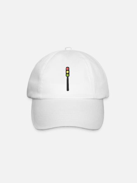 Traffic light - Baseball Cap - white/white