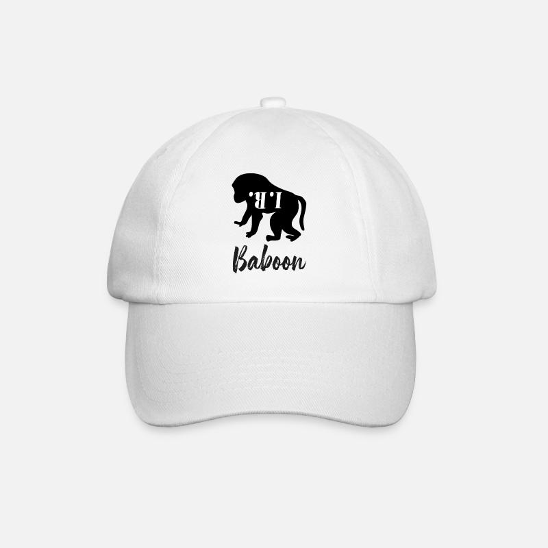 I. R. Baboon / I are Baboon - Baseballkappe - Weiß/Weiß