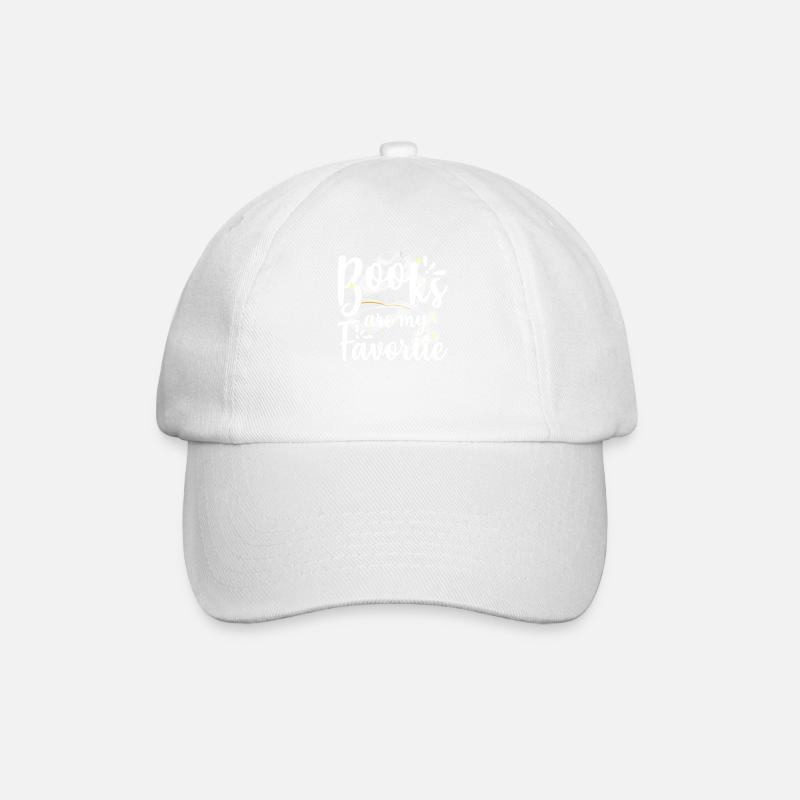 Les livres sont mes préférés - Casquette classique - blanc/blanc