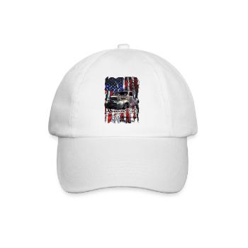 Camion Thunder V8 Fargo depuis 1947 100% satisfait - Casquette classique - blanc/blanc - Devant