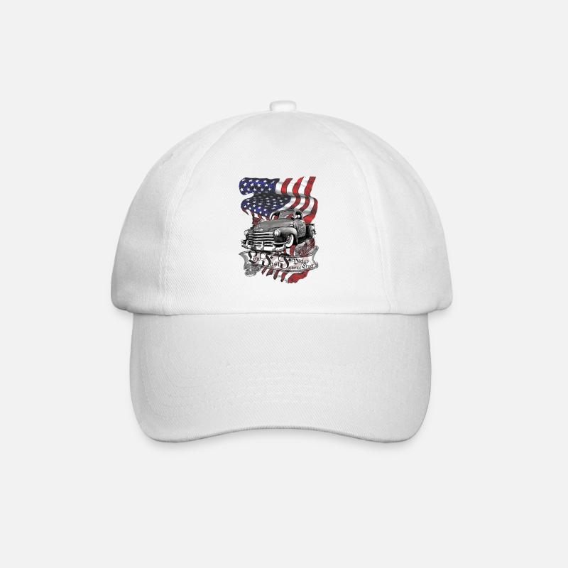 Nettoyer à l'huile odorante V8 US Pickup plus rapide - Casquette classique - blanc/blanc