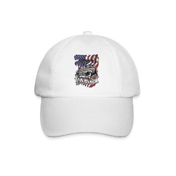 Deep Fast V8 Truck Oil smells Handmade 1949 - Baseball Cap - white/white - Front